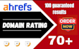 increase domain rating ahrefs dr70 using with dofollow SEO backlinks