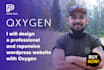 design a wordpress website with oxygen builder