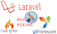 fix the bug in laravel and codeigniter and yii