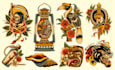 old school tattoo illustrations
