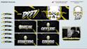 create a professional twitch animated overlay