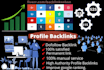 do 175 social media SEO profile backlinks high da pa