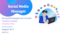 be your social media manager and personal assistant