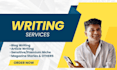 write SEO blogs and articles for consistent website growth