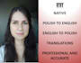provide native polish english translation