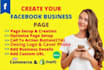 design impressive facebook business page creation