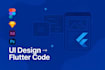 convert adobe xd or figma UI designs to a flutter app