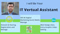 be your virtual assistant to do your official, SEO and IT related work