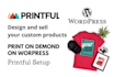 do printful, print on demand on wordpress