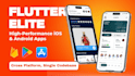 develop elite flutter mobile application for ios and android