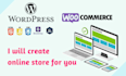 create wordpress ecommerce store for you using woocommerce