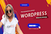 create and develop a unique wordpress website or blog