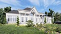 give you visualization and exterior designing of a USA based house