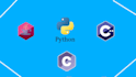 do python, cpp, c, java programming