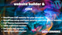 creat website,  builder cms, wp customization