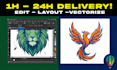be your expert coreldraw designer for editing and vectoring