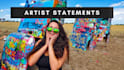 write or edit your artist statement