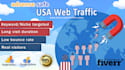 send adsense safe, keyword targeted, USA organic traffic
