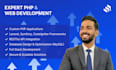 do web development in PHP, laravel, cake PHP, symfony, codeigniter