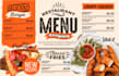 design modern restaurant menu , digital food menu, food menu