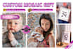 create a unique photo mosaic gift for your loved ones