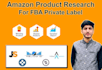 do amazon fba product research for private label