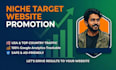 send your website niche targeted organic visitors
