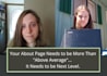 write a next level about page for you