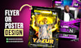 design creative flyer or poster for online marketing