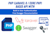build PHP laravel or core PHP based API