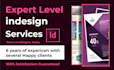 do any adobe indesign work