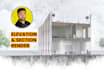 render architectural drawings elevation and section