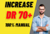 increase ahrefs domain rating DR 70 with quality backlinks