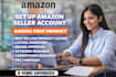 do your amazon fba store setup and be amazon account manager