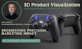 create  3d product renderings and animations