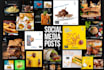 do modern and stylish social media design, ad, banner