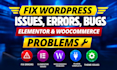 fix woocommerce, wordpress forms, SMTP email, SSL, critical elementor issues