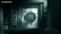create 3d old stone door open logo animation intro video
