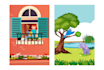 create children book cover illustration for amazon