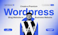 create a wordpress blog website or business website expert, blogger website