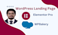 create custom wordpress pages using elementor pro and wpbakery