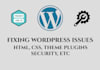 solve issues in your wordpress website