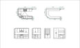 design kitchen 2d layouts and cabinets