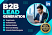b2b lead generation, linkedin leads and verified email list building