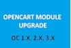 upgrade your opencart module