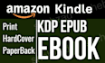 do amazon KDP book formatting paperback and kindle ebook formatting