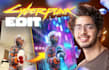add neon lights and holographic overlays to your photos