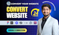 clone or convert wix, weebly, webflow, squarespace to wordpress website