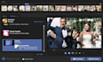 create an energetic photo and video slideshow