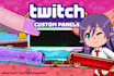 create chibi custom panels for your twitch